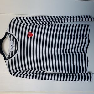 Comme des Garcons Play Striped Shirt